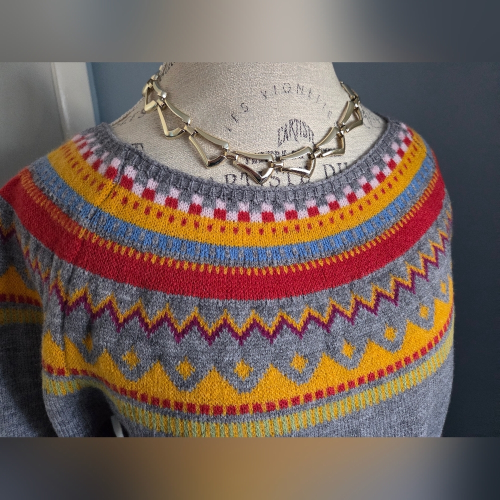 Multicolor Fair Isle Women's Sweater